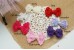 Chiffon Rosette BOW, Small (6cm), Pack of 2